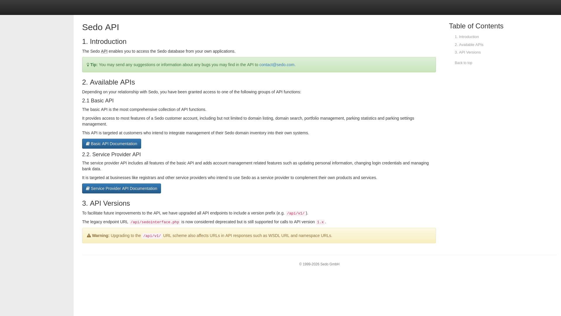 api.sedo.com screenshot