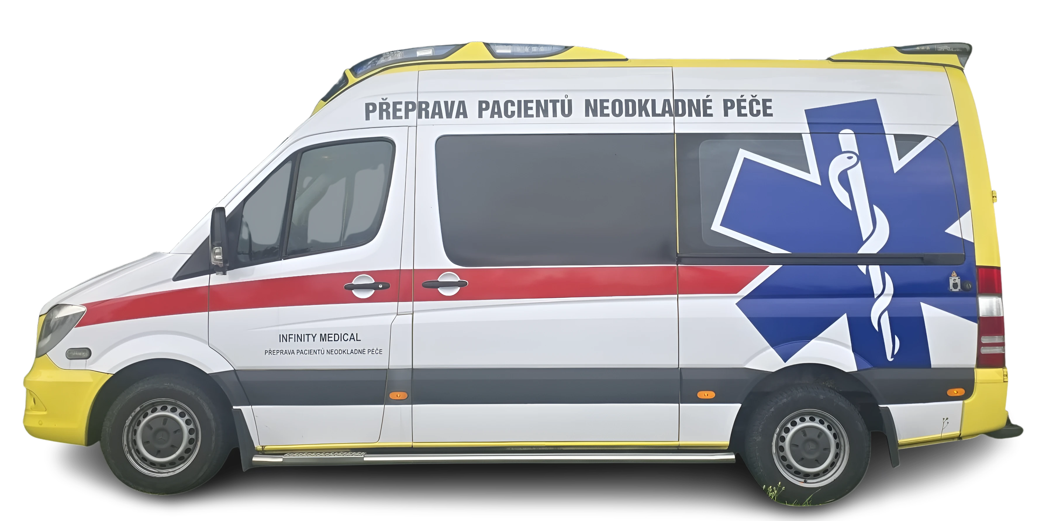 Sanitka pro přepravu pacientů neodkladné péče