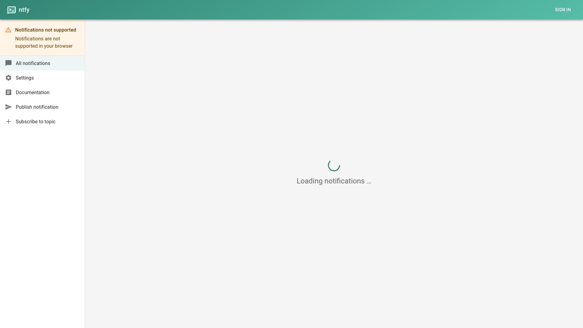 ntfy.chrono-capture.cz screenshot
