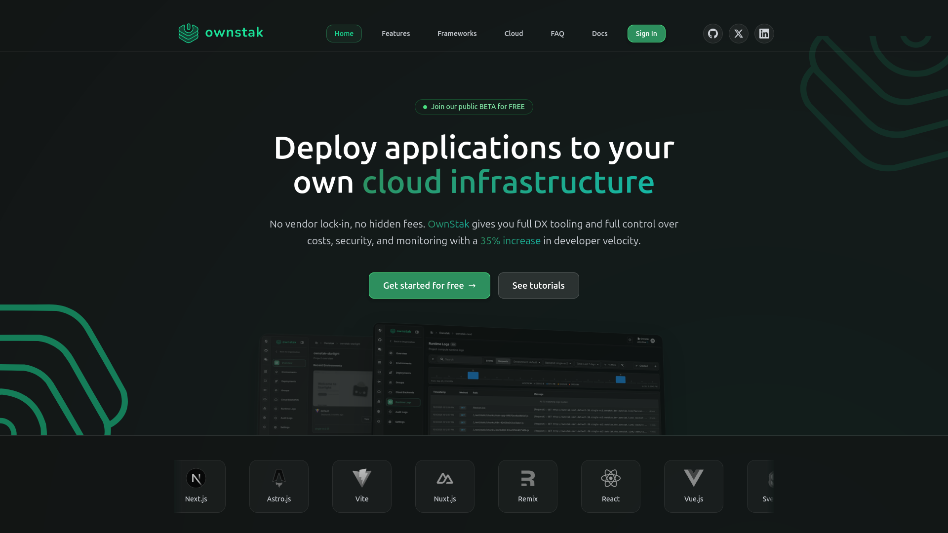 ownstak.com screenshot