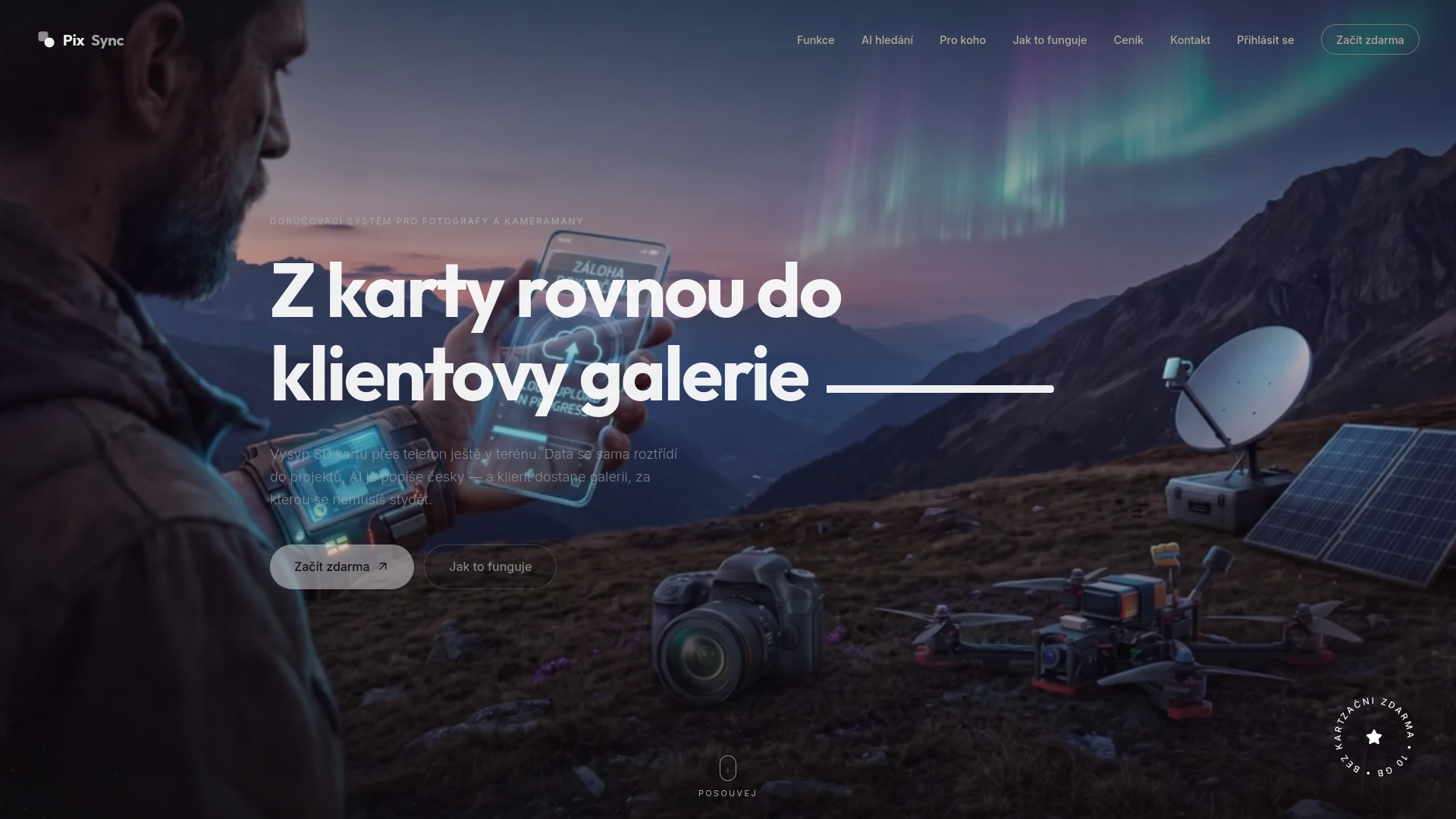 pixsync.pagimedia.cz screenshot