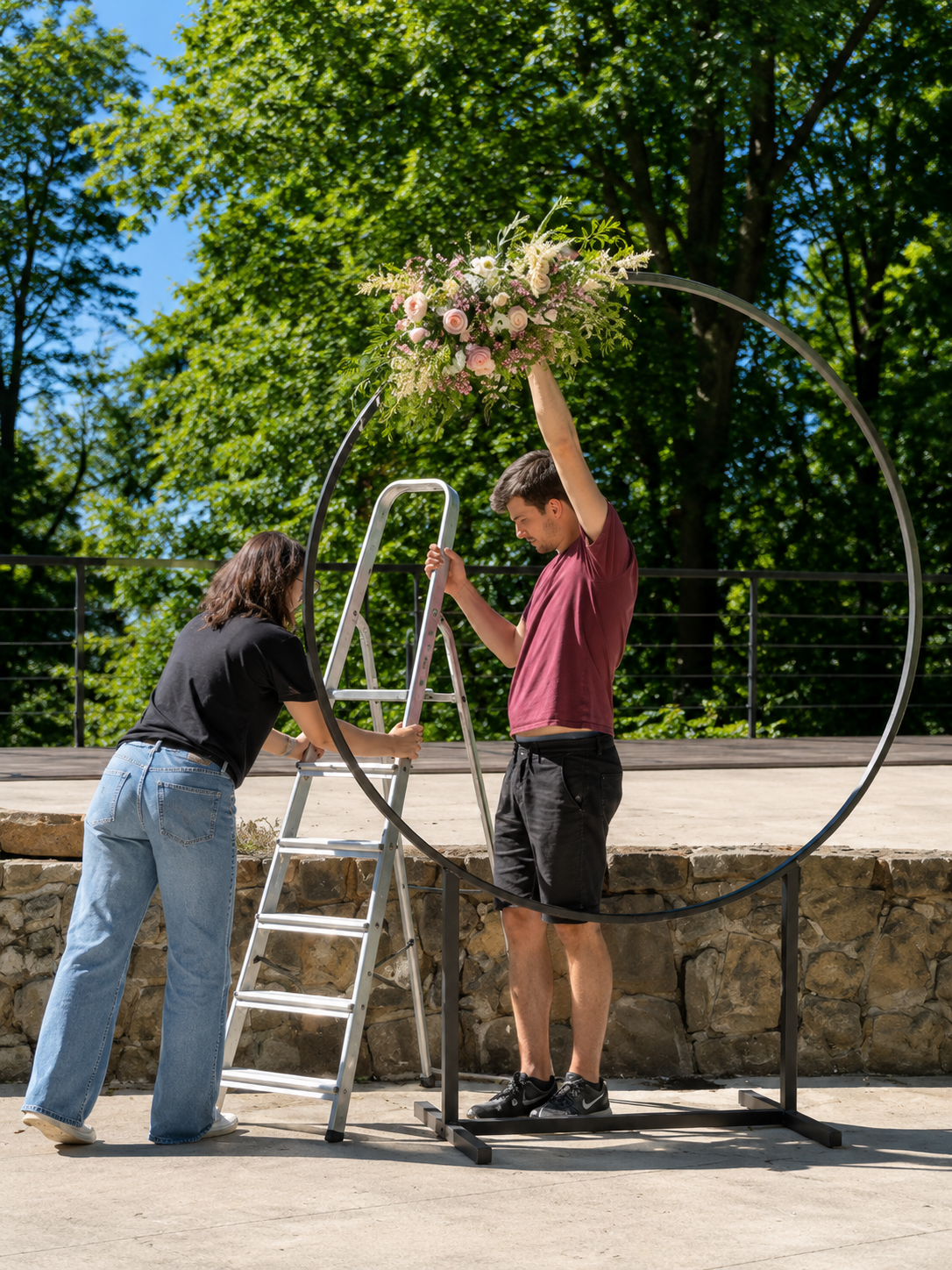 Svatební květinová aranžmá od Flortýnky