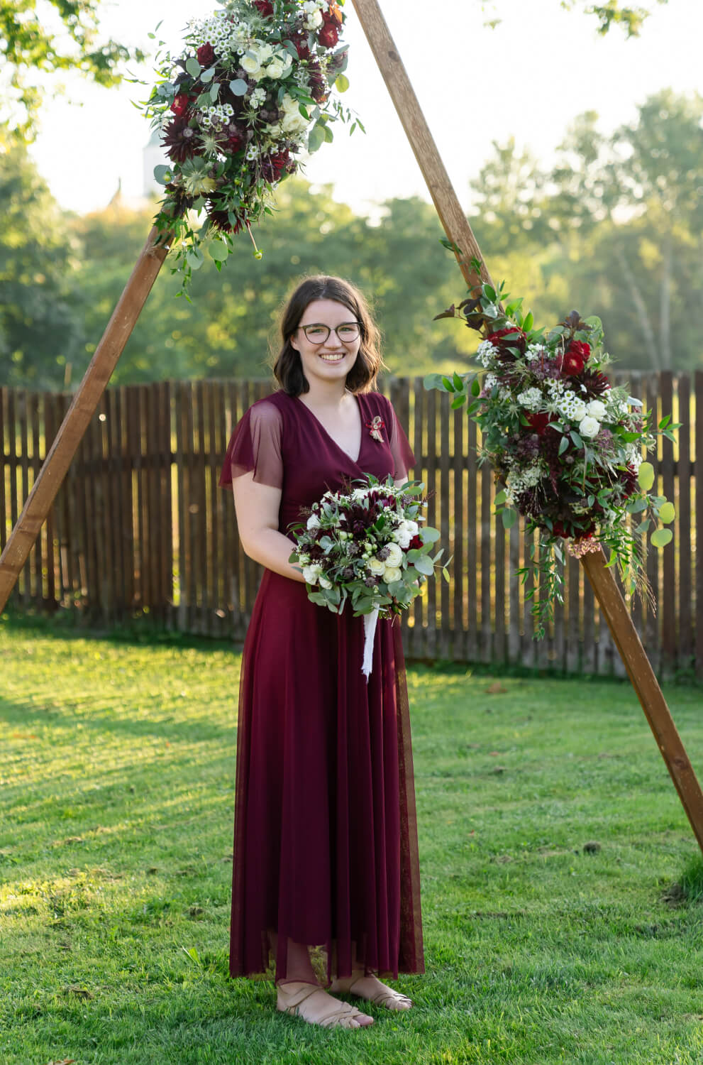Flortýnka – floristka u svatební výzdoby